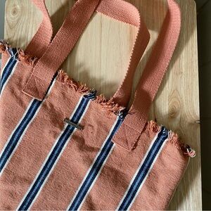 O'Neill Coral Tote with Navy and White Stripes